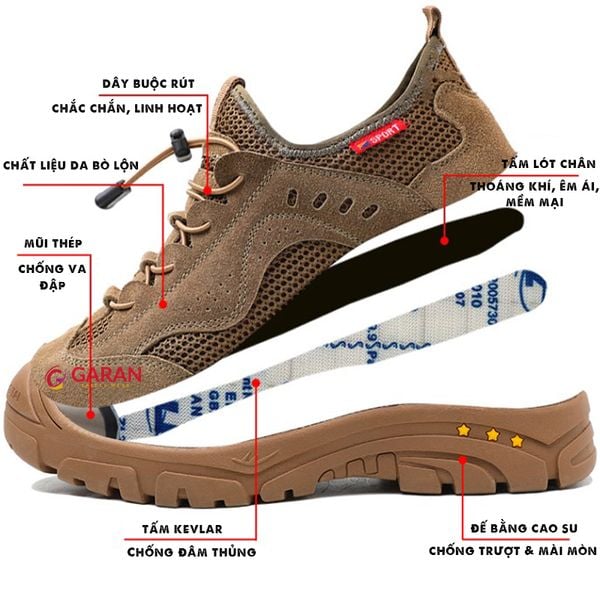 GIÀY BẢO HỘ DA BÒ