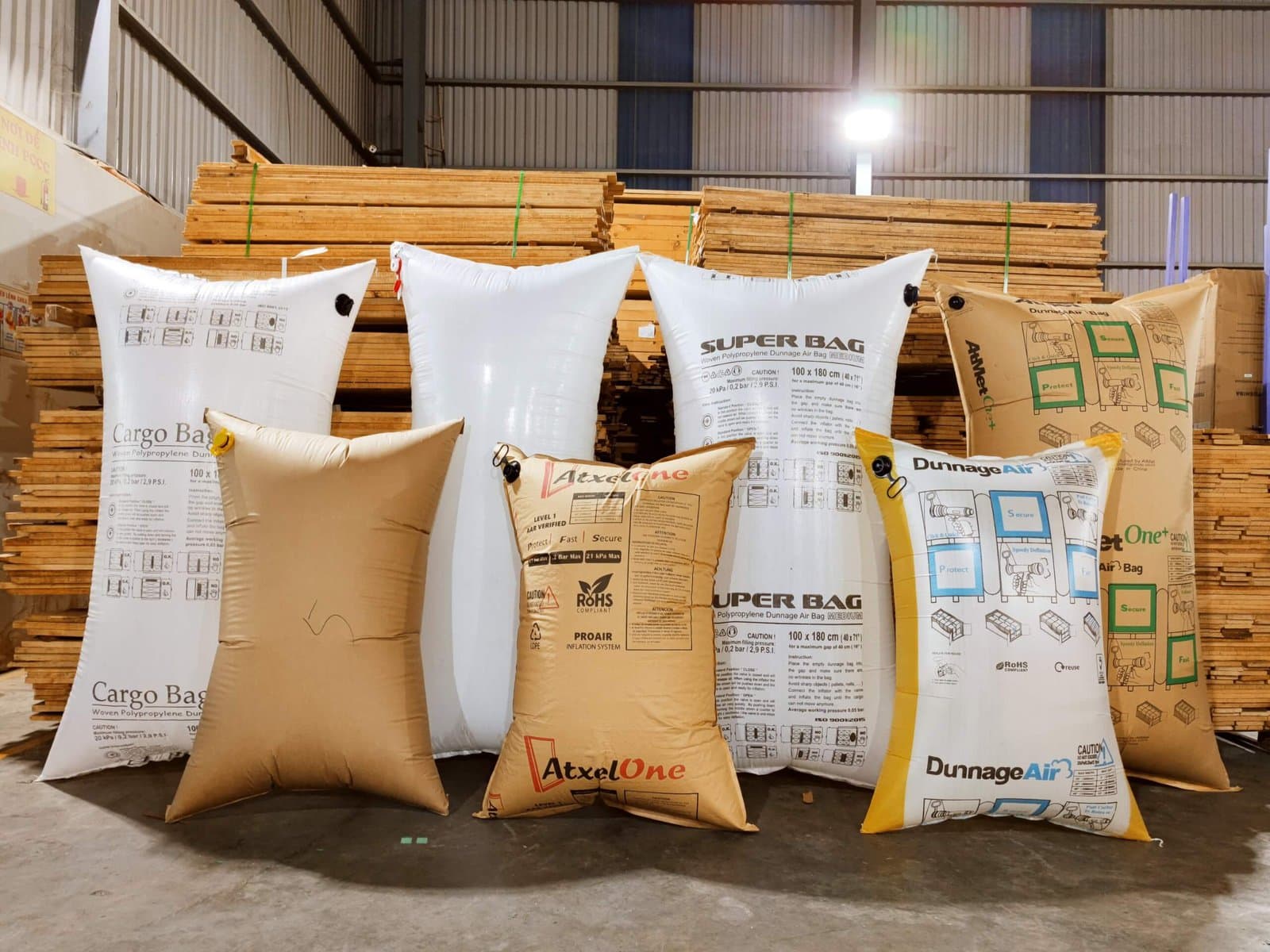 TÚI KHÍ CHÈN HÀNG CONTAINER